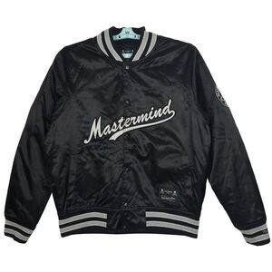 Mastermind World Mitchell &‎ Ness Large Varsity Jacket 2023 Collab Black New